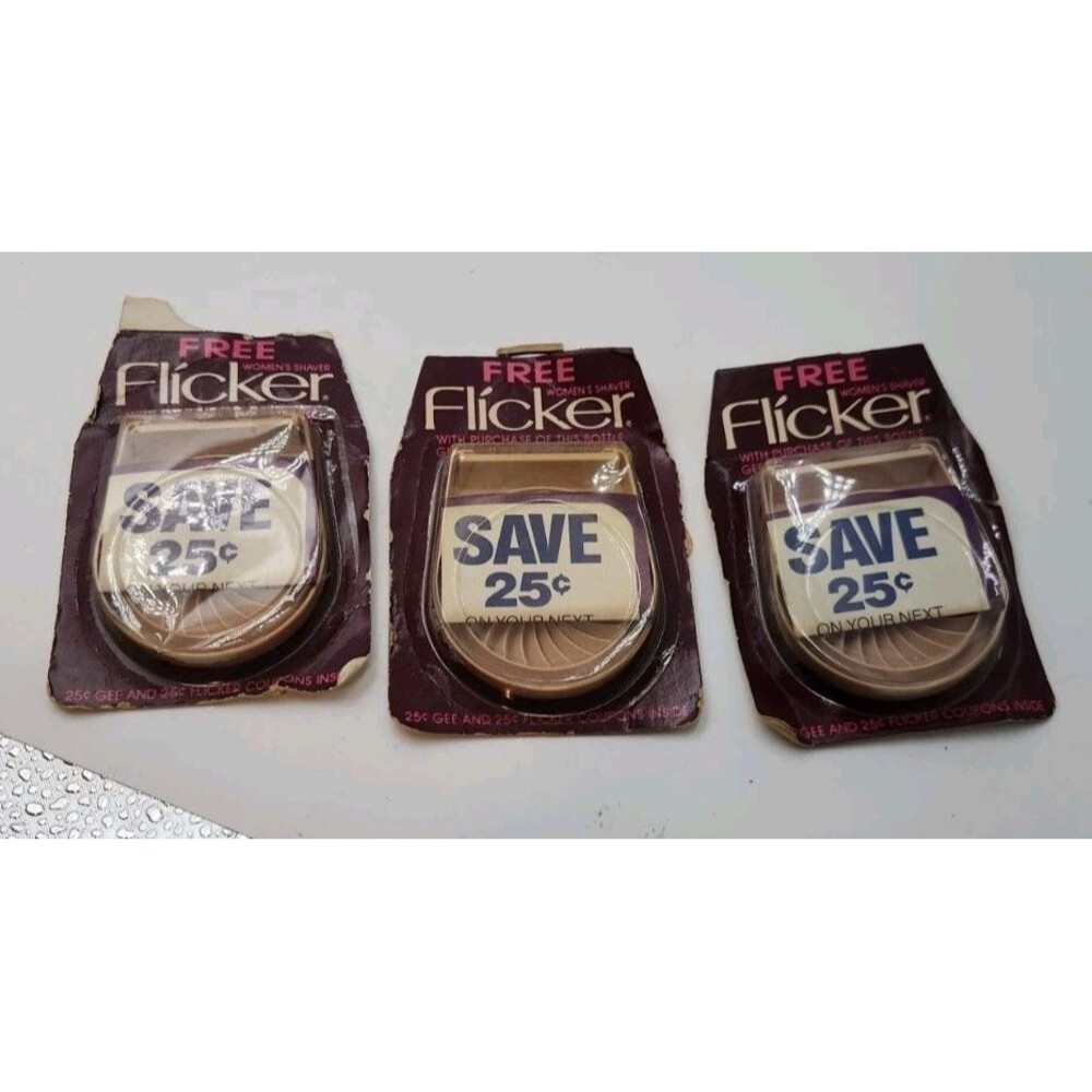 3 Persona Flicker Classic Women’s 5-Blade Shaver NEW, Sealed Package NOS